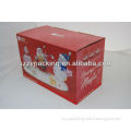 color printed corrugated carton box for Christmas